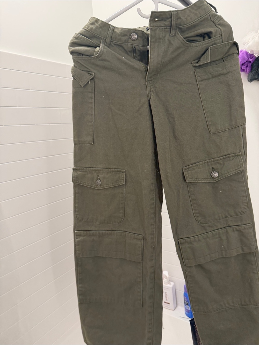 Forever 21 Men's Olive Cargo Pants